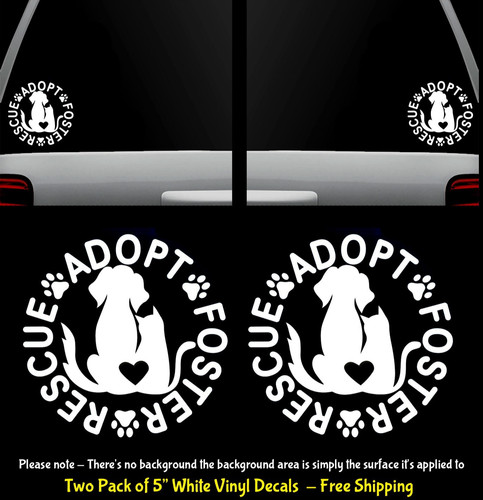 Foster rescue adopt two - adopt, pack
