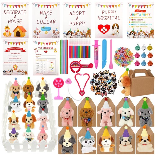 Pcs plush stuffed puppies - 12,
